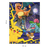 Puzzle 150 pieces La ville des Pokémon, Pokémon, Pour enfant, a partir de 7 ans, Nathan, 086189