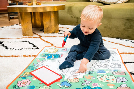 Activité créative - NATHAN - Coloréo Baby - Colorier avec de l'eau, tapis et feutre adaptés