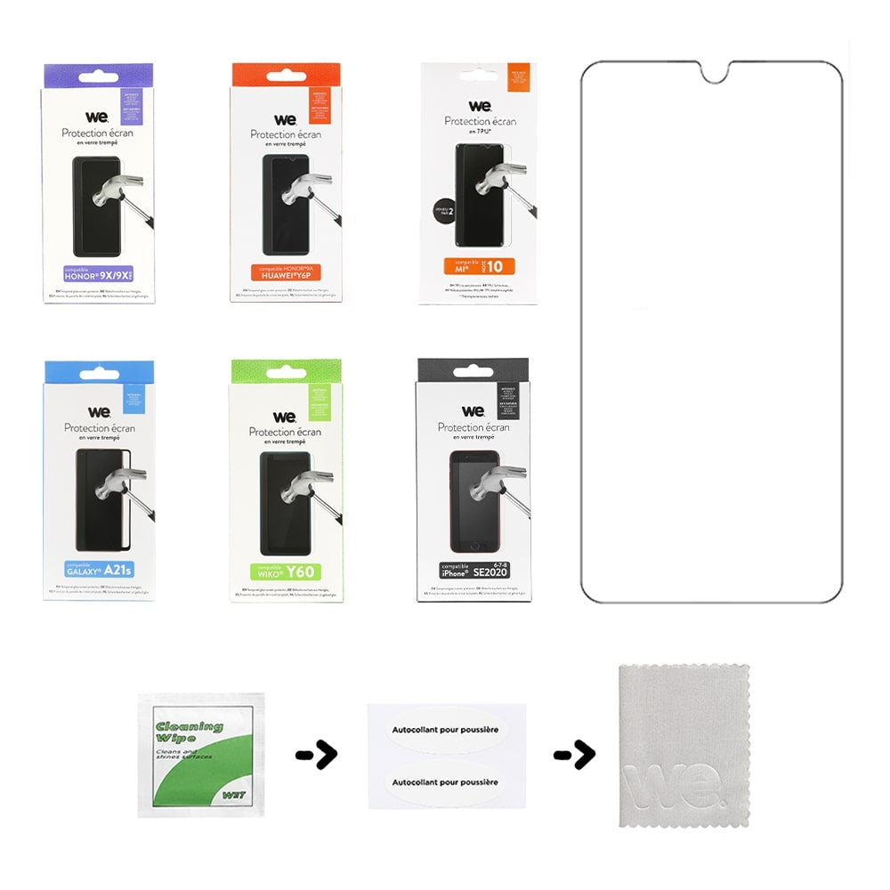 WE Verre trempé XIAOMI REDMI NOTE 10 / REDMI NOTE 10S