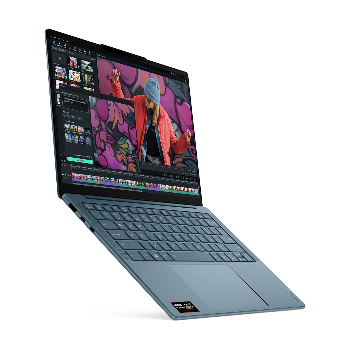 PC Portable LENOVO Yoga Slim 7 14AKP10 | Windows 11 - 14'' OLED - Ryzen 7 AI 350 - Copilot+ - RAM 32 Go - SSD 1 To - AZERTY