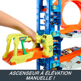 Hot Wheels City-Garage Ultime-Coffret avec 2 voitures incluses HKX48