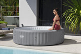 Spa gonflable BESTWAY - Lay-Z-Spa Hawaii - 236 x 71 cm - 4 a 8 places - Rond (Livré avec couverture, cartouche et diffuseur)
