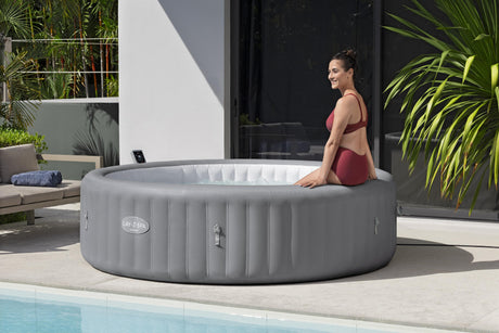 Spa gonflable BESTWAY - Lay-Z-Spa Hawaii - 236 x 71 cm - 4 a 8 places - Rond (Livré avec couverture, cartouche et diffuseur)