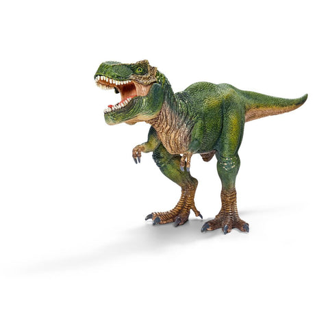 Figurine T-Rex vert, Tyrannosaure Rex avec mâchoire mobile, jouet dinosaure pour enfants, des 4 ans, Schleich 14525 DINOSAURS