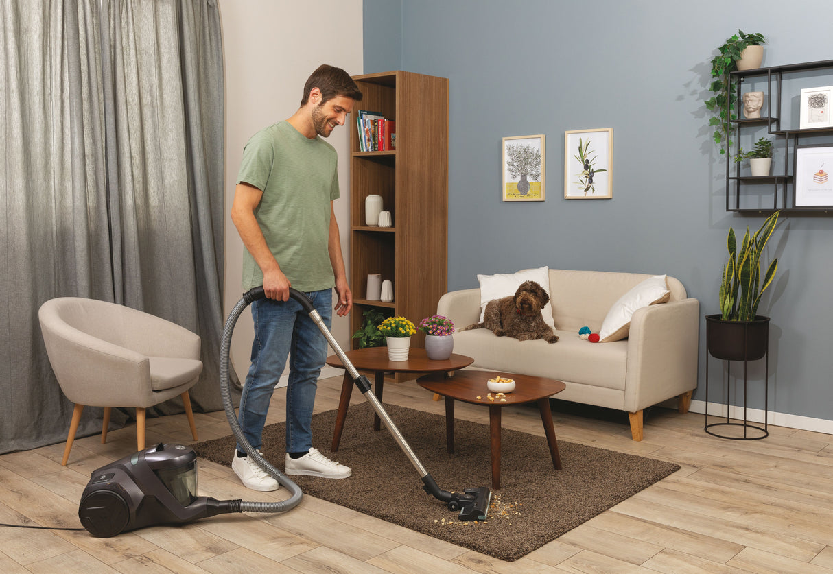 Aspirateur traineau sans sac - HOOVER - HP321PAF - 850 W - 75 dBA - 2 L - Gris