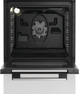 Cuisiniere vitrocéramique - WHIRLPOOL - W5V5LCW - 4 foyers - 7900 W - L50 cm - Blanc