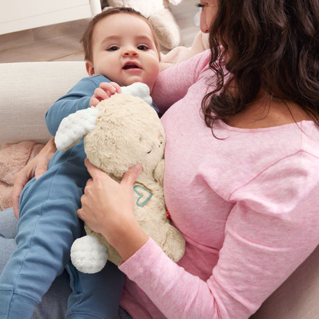 Fisher-Price-Mon Lapin Câlin - Peluche veilleuse - Jouet d'éveil - HXG97