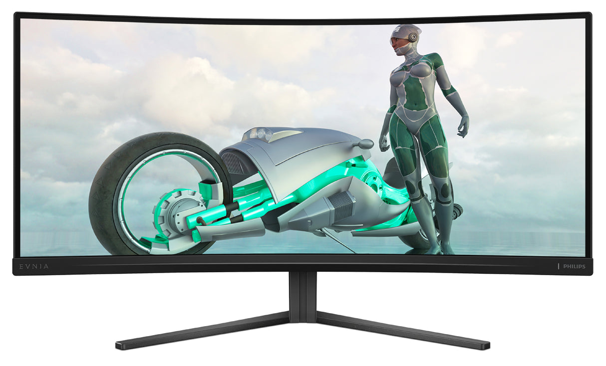 Ecran incurvé 34" Philips Evnia 34M2C3500L UWQHD 180Hz (Noir)