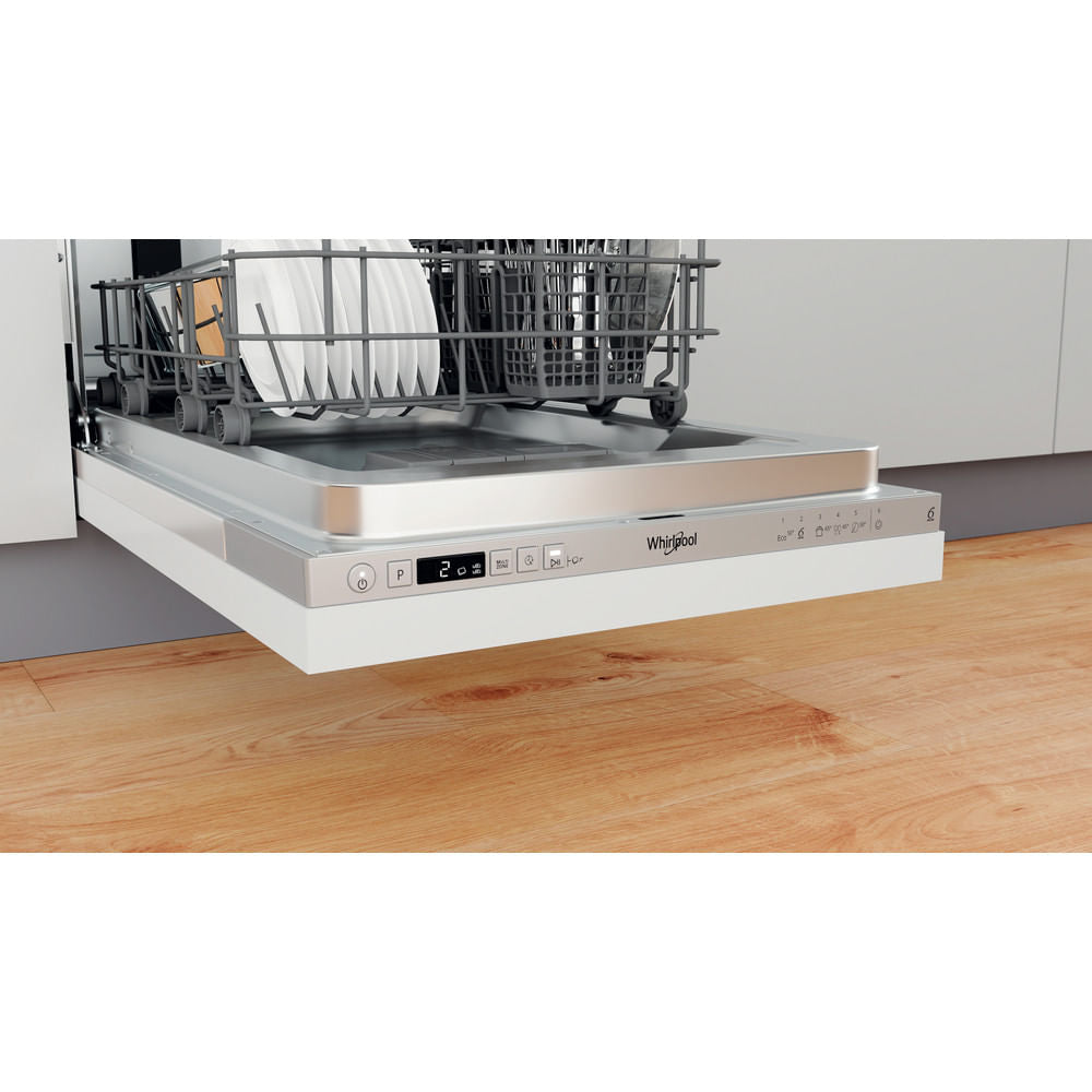 Lave-vaisselle tout encastrable WHIRLPOOL WSIC3M27C - 10 couverts - Induction - L45cm - 47dB