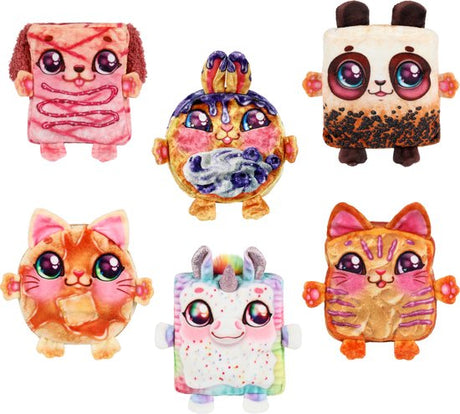 Toasty Treatz - MOOSE TOYS - COOKEEZ MAKERY - Peluche parfumée en forme de toast, grille-pain interactif, Modele peluche aléatoire
