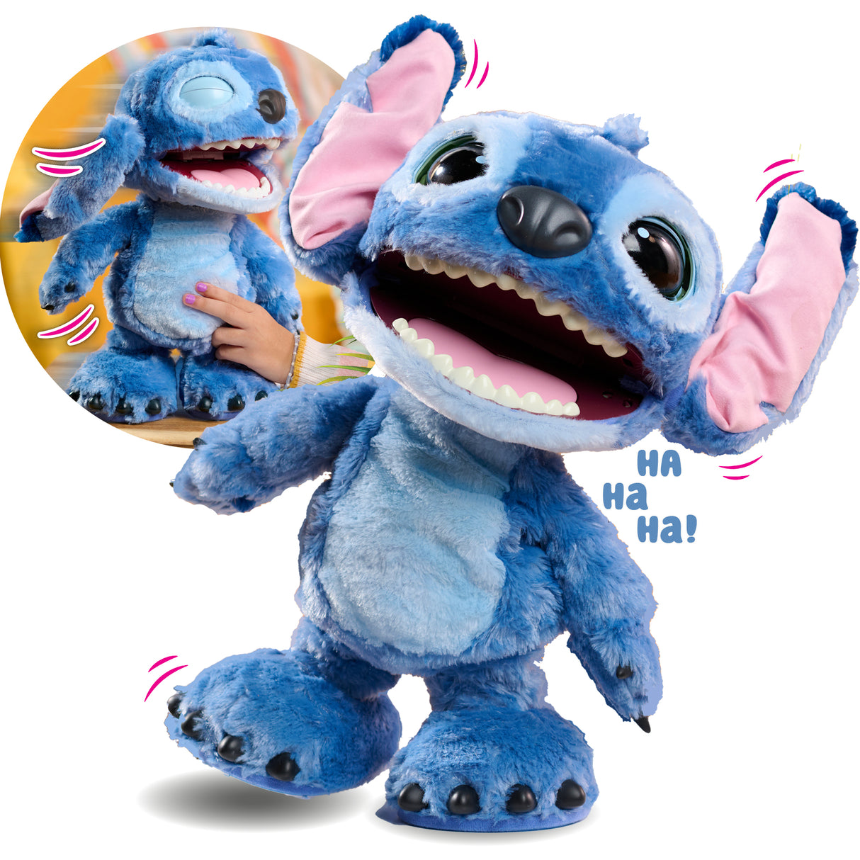 Peluche intéractive ultimate - STITCH - Live action - 23 cm - Des 5 ans