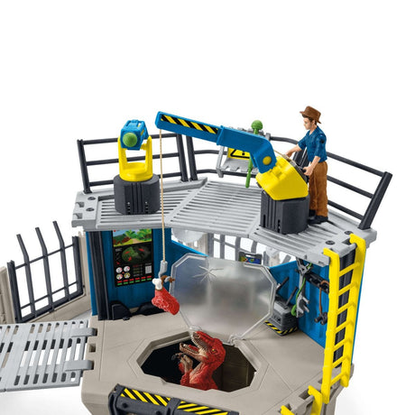 Grande station de recherche Dino, coffret de 72 pieces, jouets, Des 5 ans, Schleich 41462 Dinosaurs