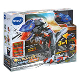 Jouet assemblable VTECH SWITCH & GO COMBO - TRIO, le méga T-Rex SOS (3 en 1) pour enfant de 4 ans et plus