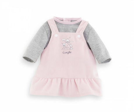 Robe et T-Shirt Bords de Loire - COROLLE - Vetements - Pour Poupon 36cm- Des 2 ans