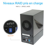 Boitier Externe Icy Box IB-RD3621U3 USB3.0 - 3,5" S-ATA - 2 Baies