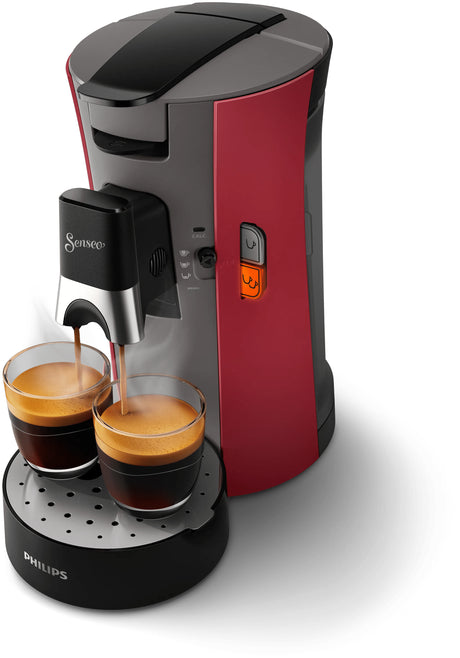 Cafetiere a dosette - PHILIPS - SENSEO - CSA240/91 - Select - Rouge