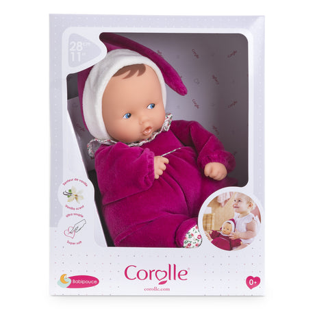 Doudou - COROLLE - Babipouce Rose Grenadine - 28 cm - senteur vanille - des la naissance