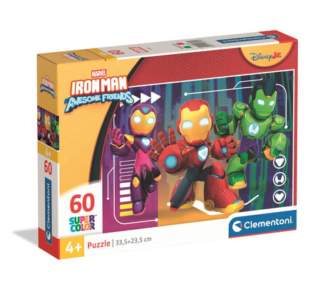 CLEMENTONI - 60 pieces - Marvel Iron Man