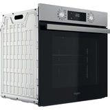 Four encastrable - Pyrolyse + Hydrolyse - Multifonction Chaleur pulsée - WHIRLPOOL - OMR58RU0SX - Inox - Porte froide