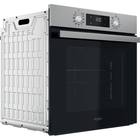Four encastrable - Pyrolyse + Hydrolyse - Multifonction Chaleur pulsée - WHIRLPOOL - OMR58RU0SX - Inox - Porte froide