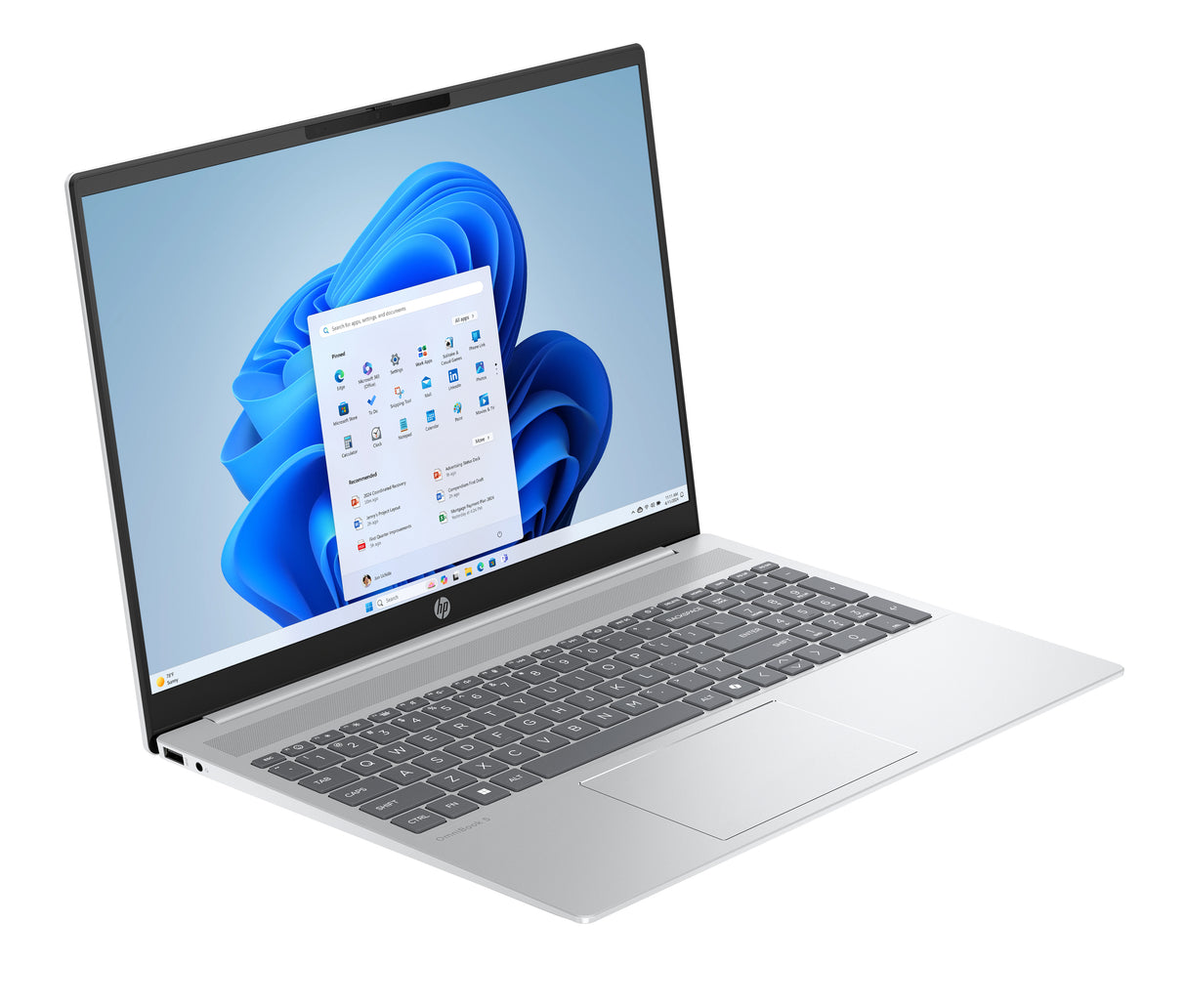 PC Portable HP Omnibook 5 16-bc1001nf - Windows 11 - 16 2K IPS - Ryzen 7 8840U - RAM 16Go - Stockage 512Go SSD - AZERTY