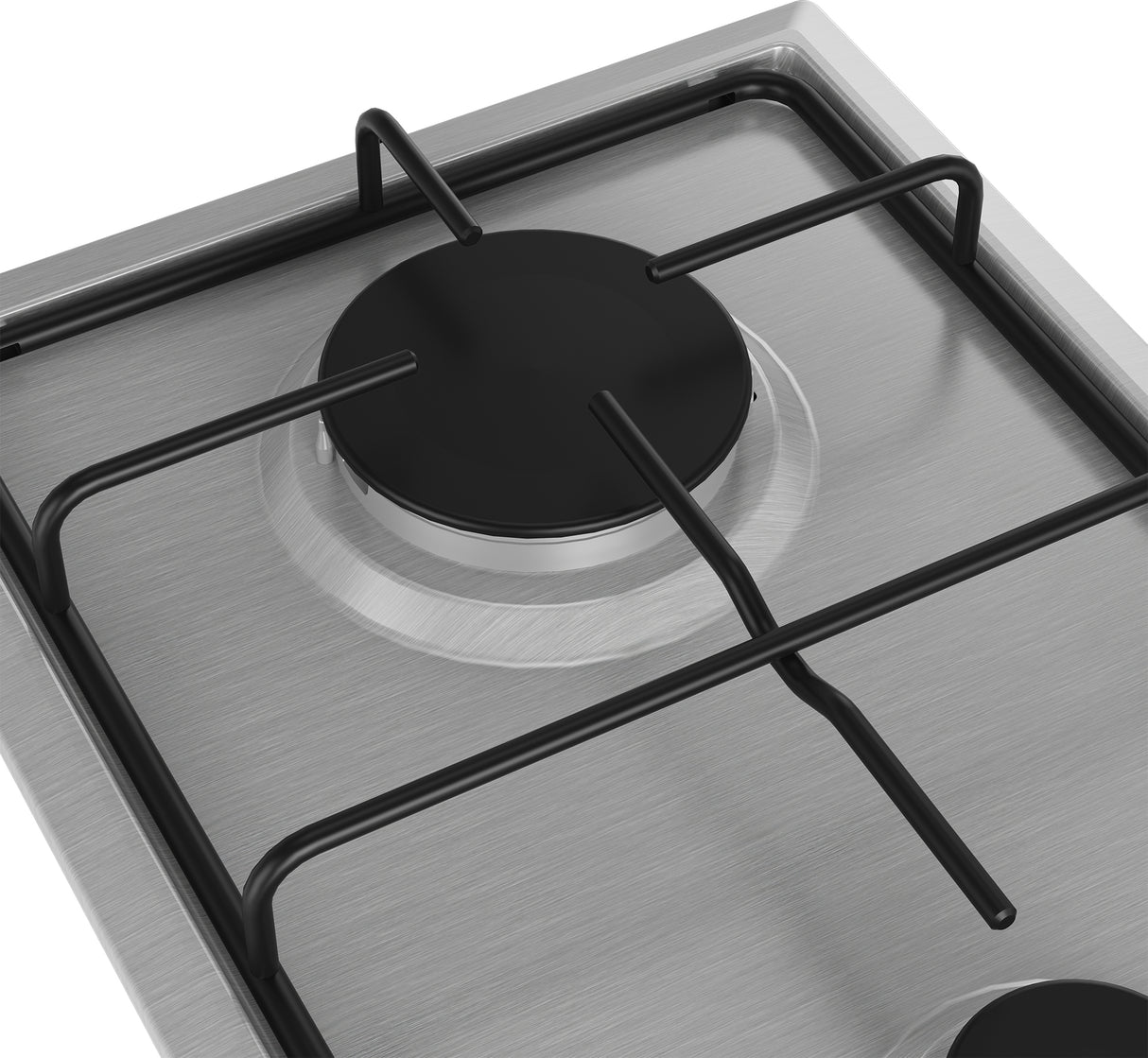 Table de cuisson ŕ gaz - BEKO - 2 foyers - 30 cm - Inox - HDCG32220FX