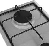 Table de cuisson ŕ gaz - BEKO - 2 foyers - 30 cm - Inox - HDCG32220FX