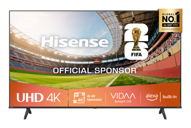 Hisense 58A6Q - TV LED 58" (146 cm) - 4K UHD 3840x2160 - HDR10+ - TV connecté - 4xHDMI 2.1 - WiFi