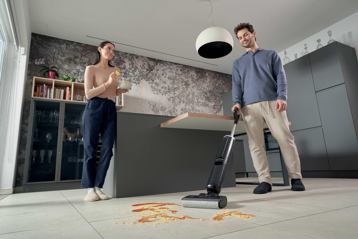 HOOVER HW300 - Aspirateur Laveur de Sols - 16 000Pa - Autonomie 40min - Tech.Anti-Twist Anti-emmelement - Auto-Nettoyage