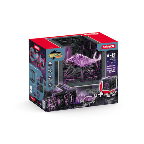 BattleCave Isopode des Ténebres, Extension de l'arene, SCHLEICH 42675 Eldrador Creatures, des 7 ans