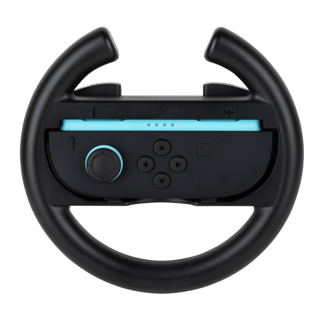 Paire de volants de course - Manettes Joy-Con Nintendo Switch 2 - Konix - Plastique - Noir