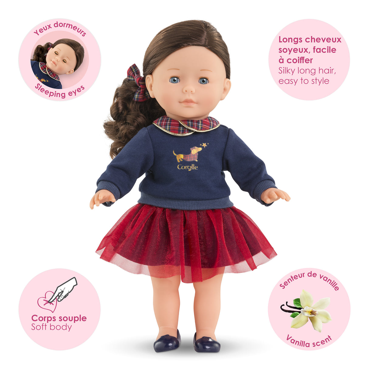 Poupée - COROLLE - Ma Corolle Perle Corolle en Fetes - 36 cm - personnalisable - des 3 ans