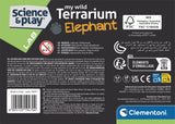 Mini Terrarium - Clementoni - Éléphant - Jeu de sciences et d'expériences - Des 7 ans - Fabriqué en Italie