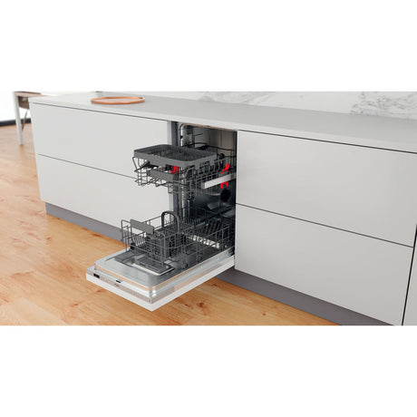 Lave-vaisselle tout encastrable WHIRLPOOL WSIC3M27C - 10 couverts - Induction - L45cm - 47dB