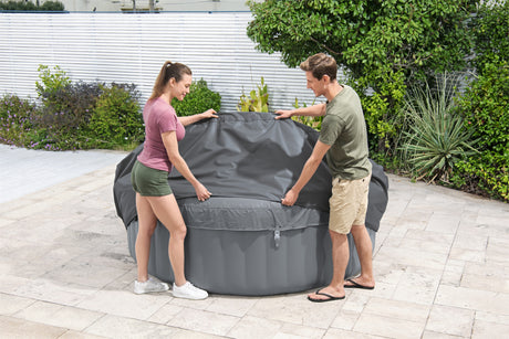 BESTWAY - Couverture thermique EnergySense™ pour spas rond 216 x 80 cm