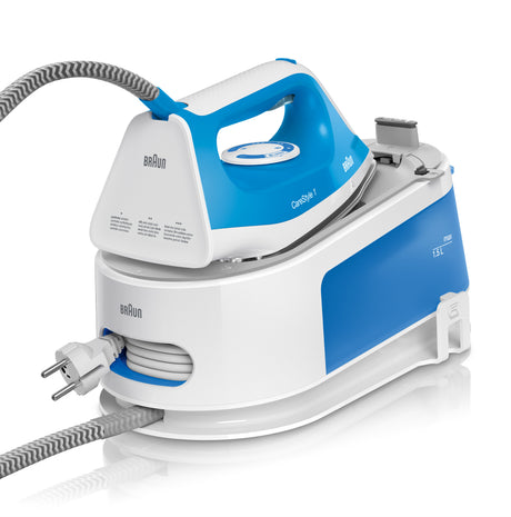 Centrale Vapeur - BRAUN - IS1012BL - Carestyle 1 - 5,5 bars - Pression Vapeur 340 g/min - Contenance 1,5 L
