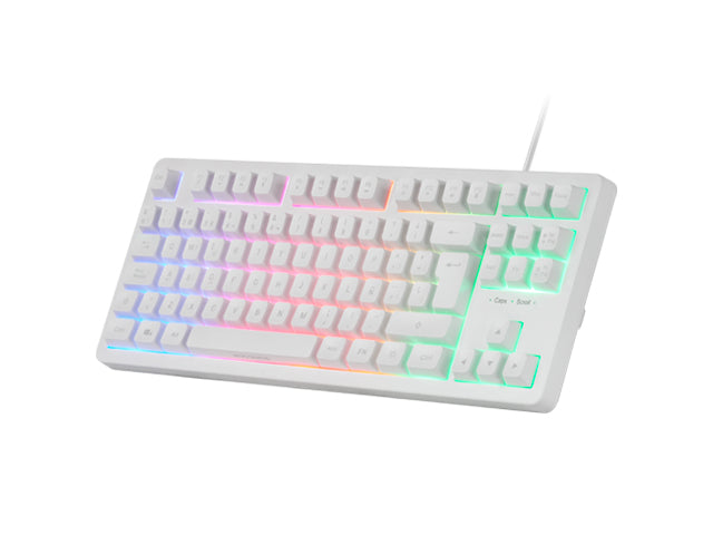 Clavier Gamer Mars Gaming MK023 RGB (Blanc)