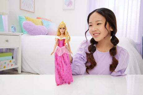 Aurore Poupée 29 cm, Mattel Poupée Disney Princesses habillage et accessoires HLW09