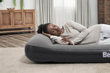 Matelas gonflable - BESTWAY - 671BS - Tritech Queen - 2 places, pompe USB intégrée, 2,03 m x 1,52 m x 30 cm