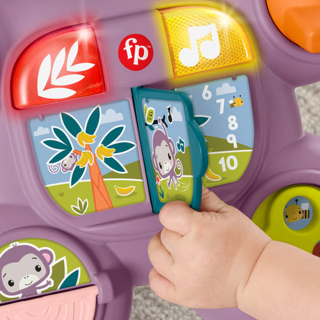Fisher-Price - Mon Trotteur Singe Violet - Musique, lumieres et activités - Fisher-Price - JGW90
