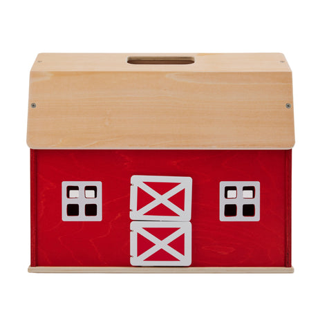 Grande Ferme en Bois, Schleich 42602 Farm World, Set avec maison, 6 clôtures et accessoires, Jouet de ferme, Edition retro limitée