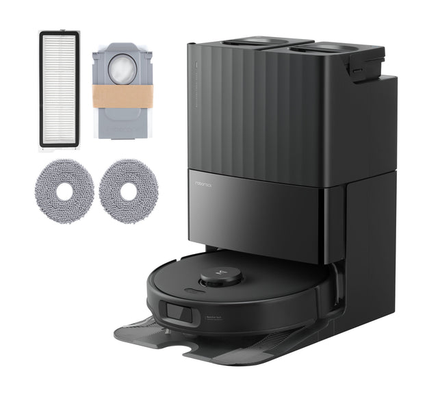 ROBOROCK QREVO EDGE 5V1 - Aspirateur Robot Laveur - 18500 Pa - Double systeme anti-enchevetrements
