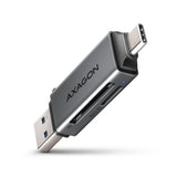 Lecteur de Cartes USB-C 3.2 Axagon CRE-DAC (Gris)