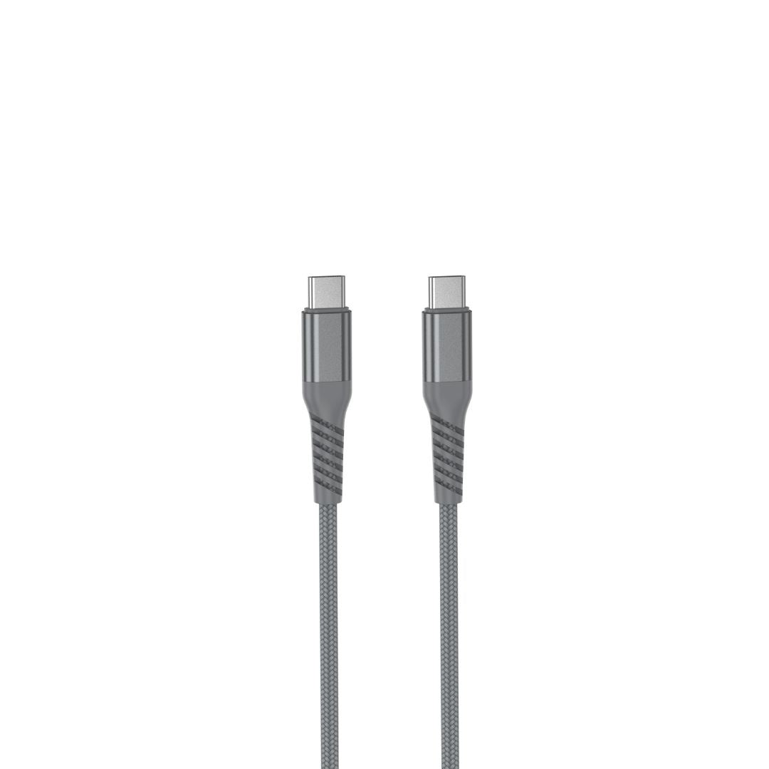 C ble USB-C/USB-C m le/m le 1m - charge 60W (3A/20V) USB 2.0 avec cordon en nylo