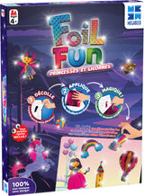 Activité créative - MEGABLEU - Foil Fun - Princesses et Licornes - Création d'oeuvres sans se salir