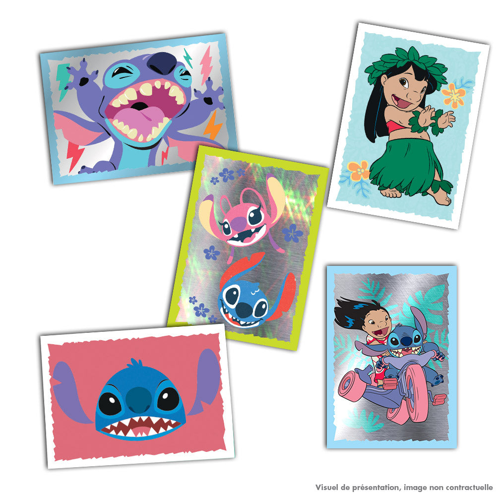 Blister - PANINI - Stitch - 11 pochettes - 55 stickers