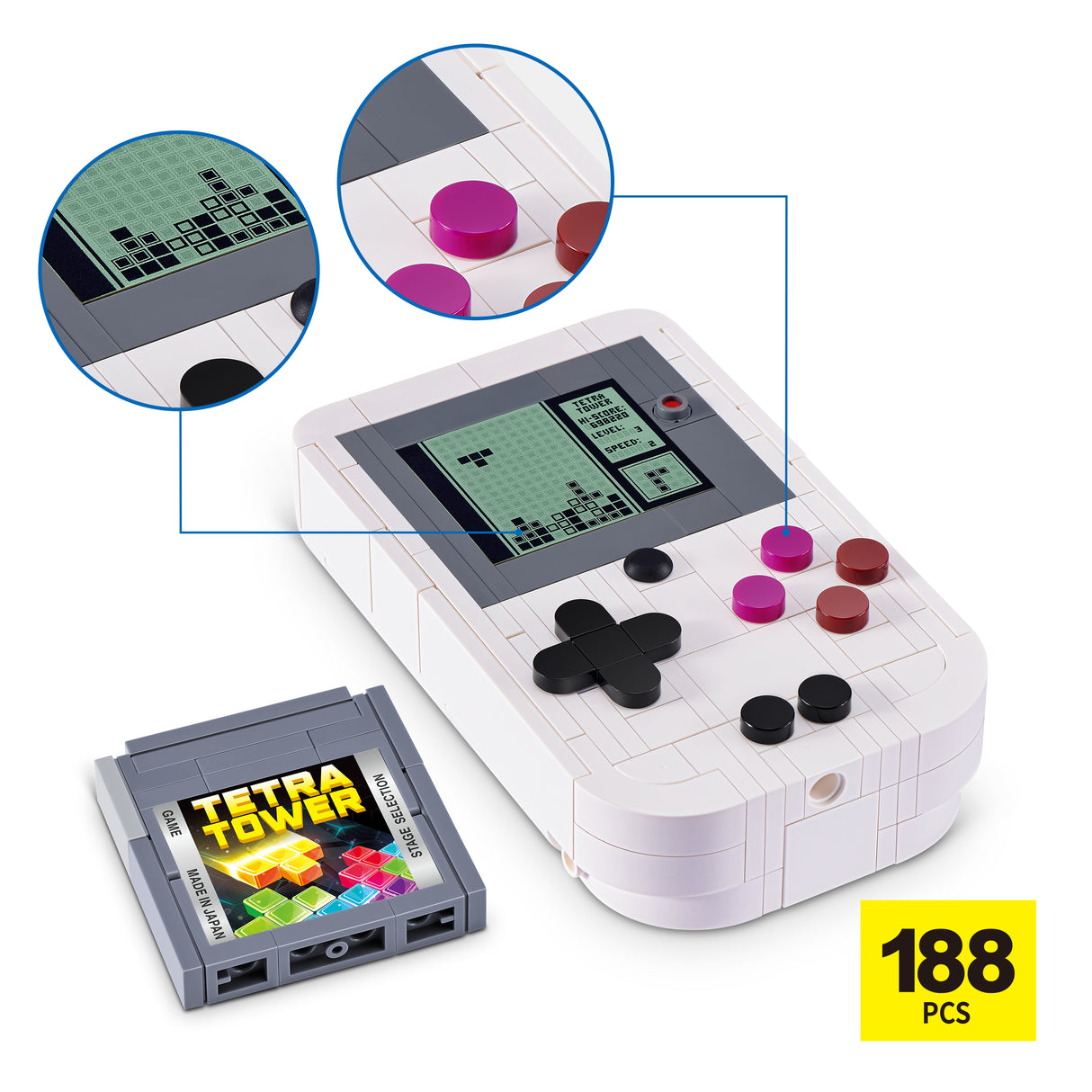 Capsule surprise - Jeu de construction - ZURU - Max Premium Retro S2 - Modele aléatoire - Des 8 ans