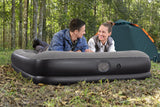 Matelas gonflable - BESTWAY - 671BU - Tritech Queen - 2 places, pompe USB intégrée, 2,03 m x 1,52 m x 36 cm