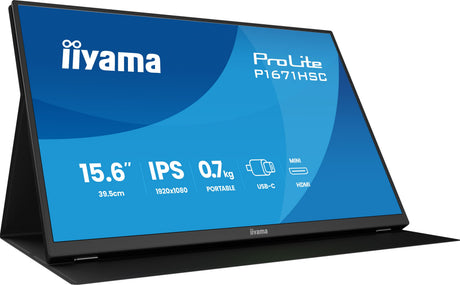 Ecran PC Portable - IIYAMA - 16 - Full HD - Dalle IPS - 8ms - Prolite P1671HSC-B1