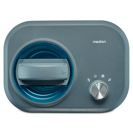 MEDION Machine a glace avec compresseur (convient pour la préparation de cremes glacées, yaourts glacés & sorbets, 1 litre, 100
